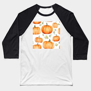 Pumpkin Pattern 17 Baseball T-Shirt